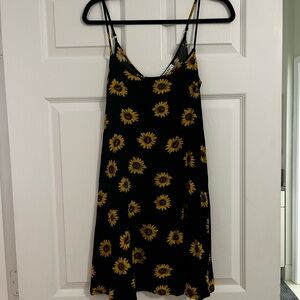 Sunflower Print Dress